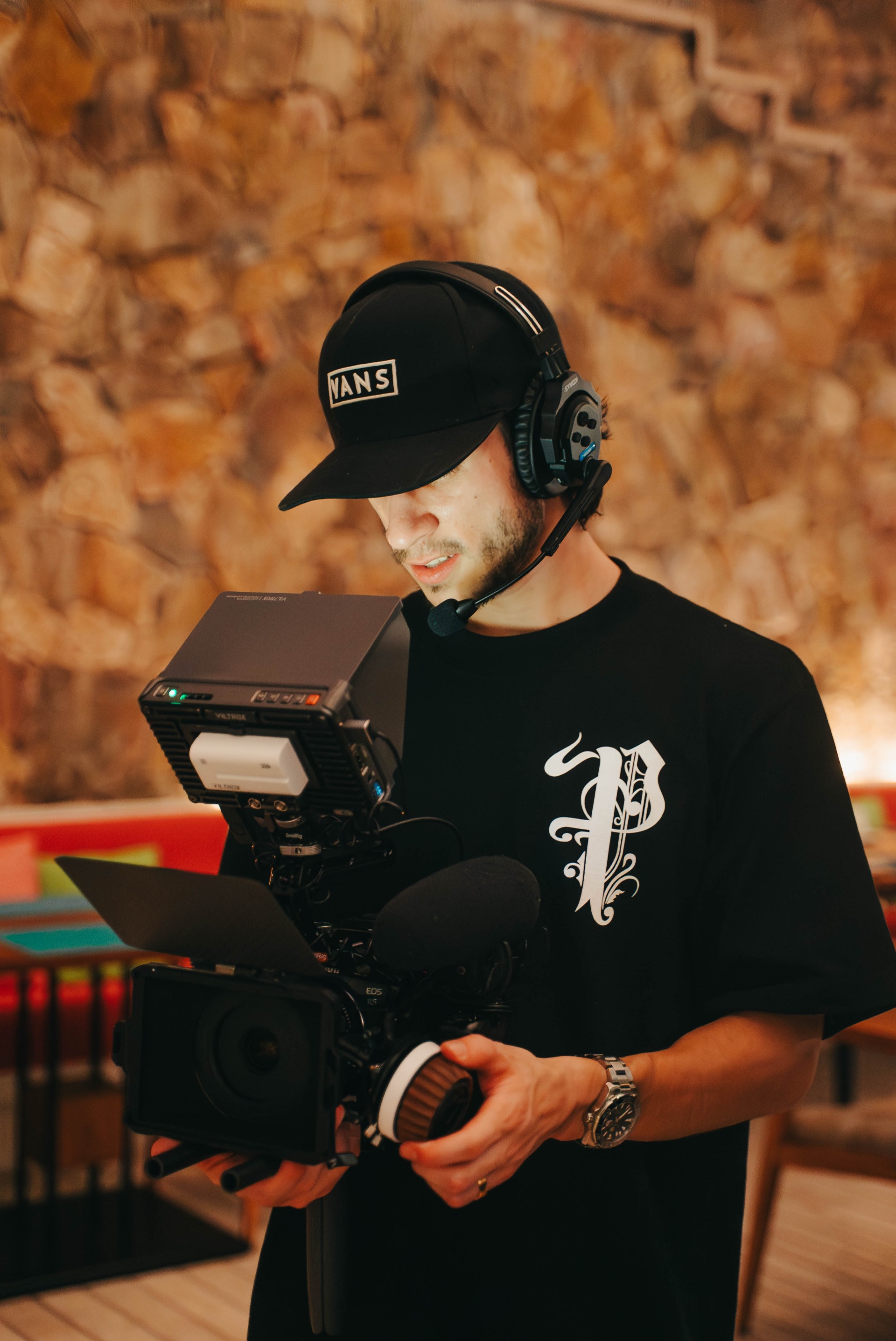 Behind the scenes