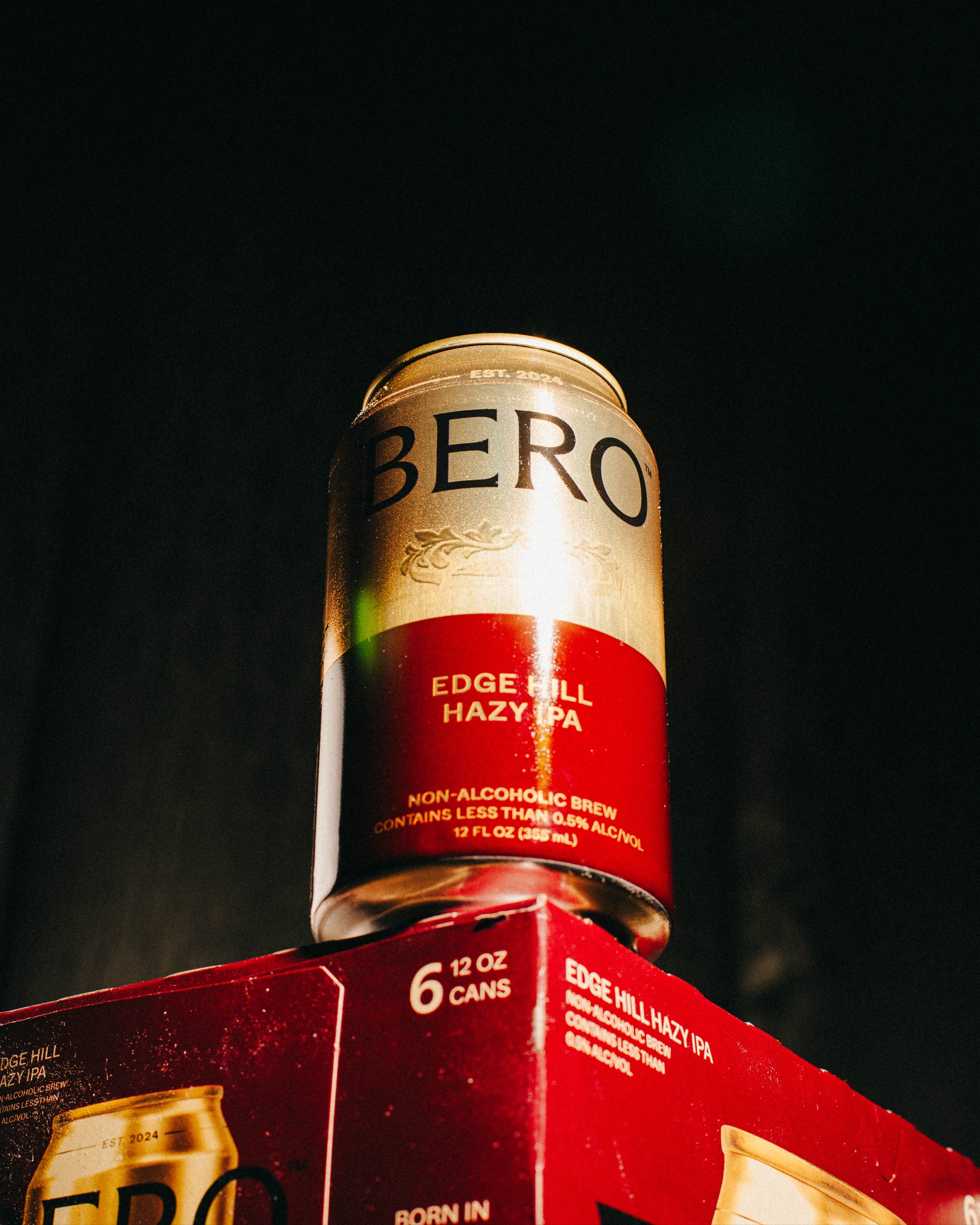 Bero craft beverage product photography Chicago