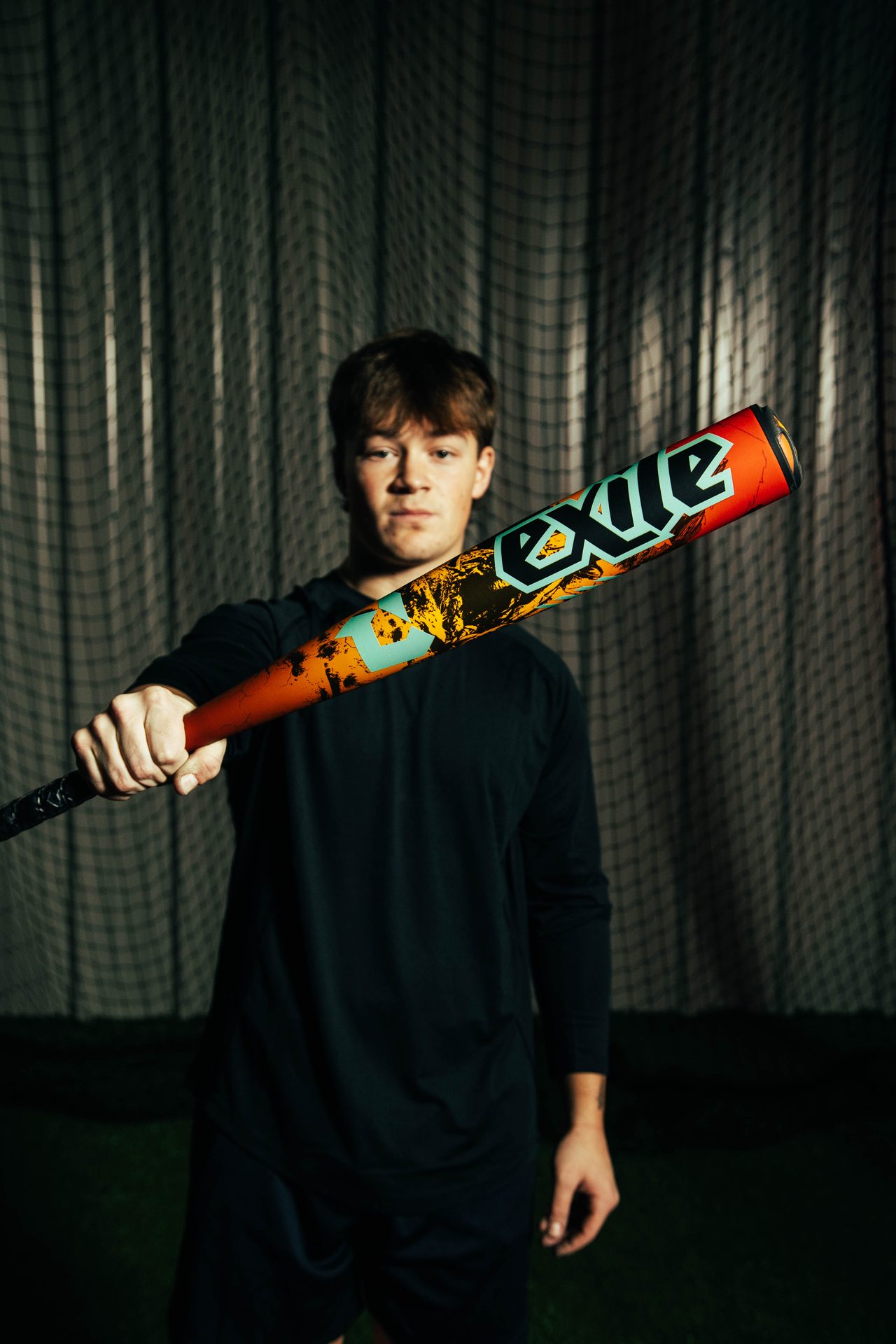DeMarini athlete and bat photography