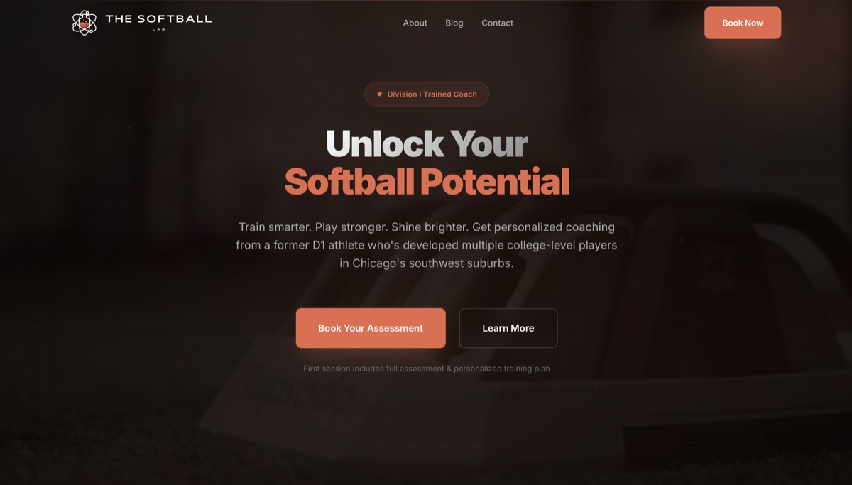 The Softball Lab Website